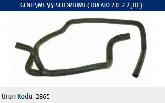 MASTER M2865 Yedek Su Deposu Hortumu 1336162080
