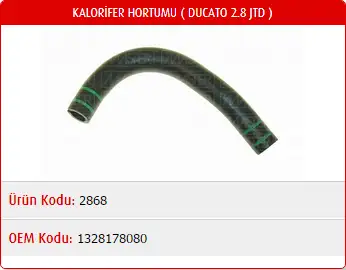 MASTER M2868 Kalorifer Hortumu 1328178080