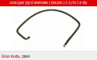 MASTER M2869 Yedek Su Deposu Hortumu 1317C4