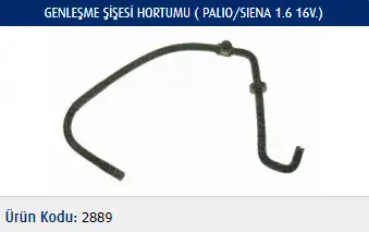 MASTER M2889 Yedek Su Deposu Hortumu 46770721