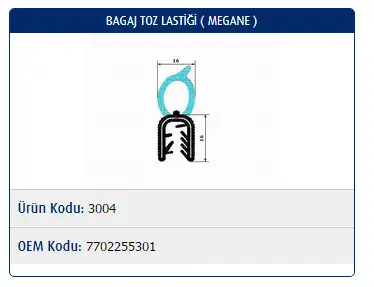 MASTER M3004 Bagaj Fitili 7702255301