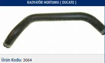 MASTER M3064 Radyatör Üst Hortumu 1316759080