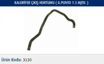 MASTER M3130 Kalorifer Hortumu 51779535