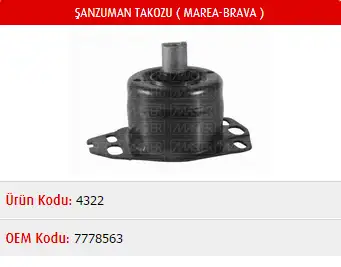 MASTER M4322 Şanzıman Takozu 7778563