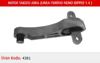 MASTER M4381 Motor Takozu 51813607
