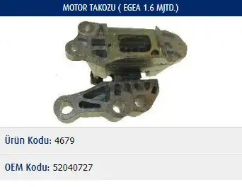 MASTER M4679 Motor Takozu 52040727
