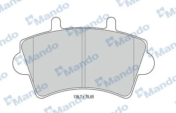 MANDO MBF015025 Ön Fren Balatası