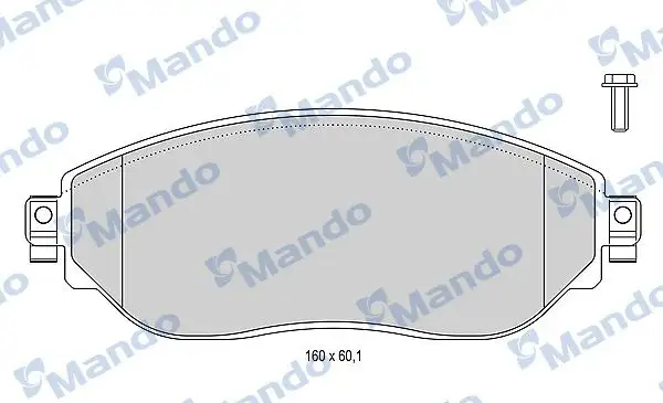MANDO MBF015048 Ön Fren Balatası