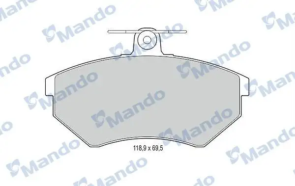 MANDO MBF015089 Ön Fren Balatası