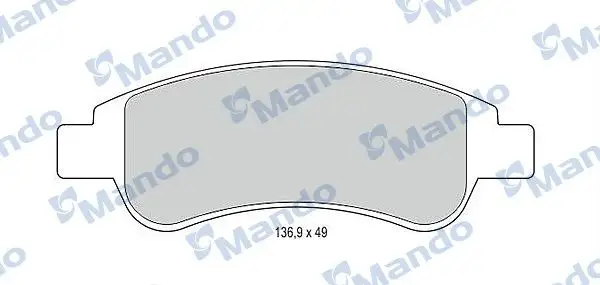 MANDO MBF015153 Ön Fren Balatası