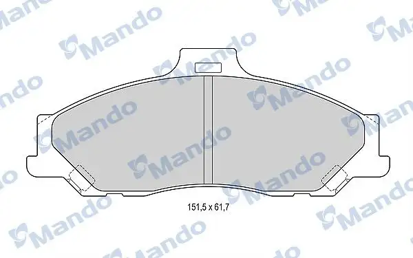 MANDO MBF015191 Ön Fren Balatası