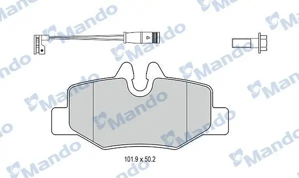 MANDO MBF015209 Arka Fren Balatası