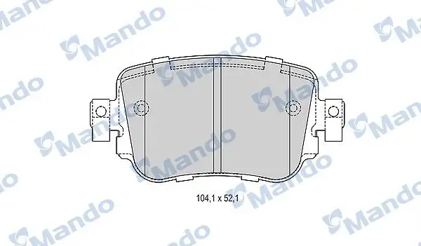 MANDO MBF015285 Arka Fren Balatası