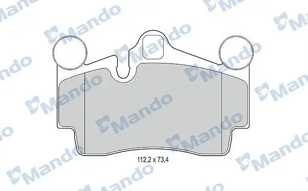 MANDO MBF015374 Arka Fren Balatası