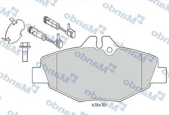 MANDO MBF015667 Ön Fren Balatası A0034209920