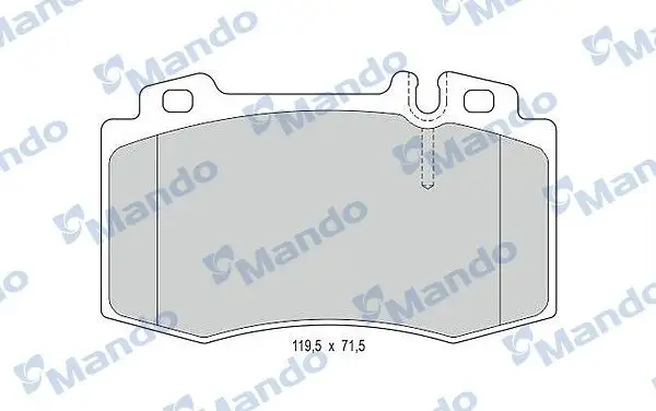 MANDO MBF015668 Ön Fren Balatası