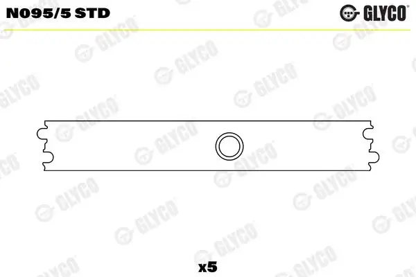 GLYCO N095/5-STD Eksantrik Yatağı