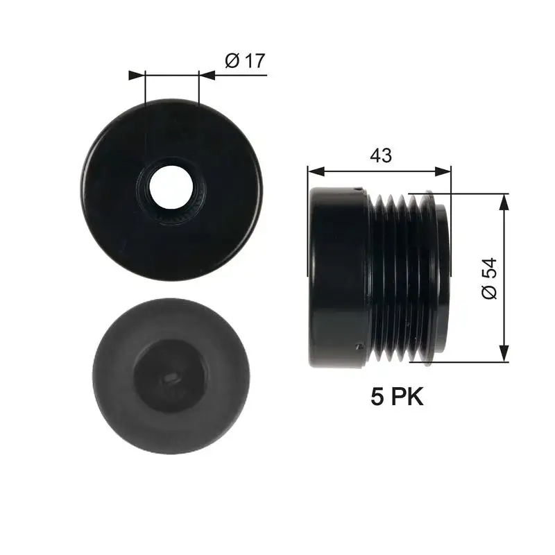 GATES OAP7031 Alternatör Kasnağı