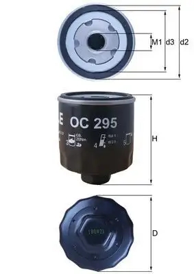 MAHLE OC295 Yağ Filtresi