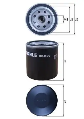 MAHLE OC405/3 Yağ Filtresi