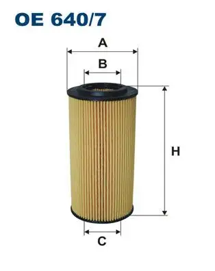 FILTRON OE640/7 Yağ Filtresi A6131840025