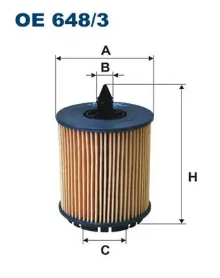 FILTRON OE648/3 Yağ Filtresi