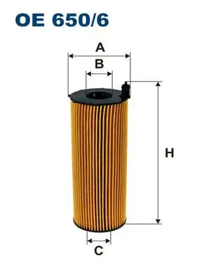 FILTRON OE650/6 Yağ Filtresi 95510722200