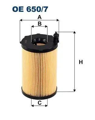 FILTRON OE650/7 Yağ Filtresi 059198405