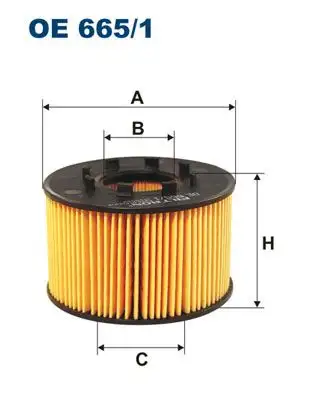 FILTRON OE665/1 Yağ Filtresi