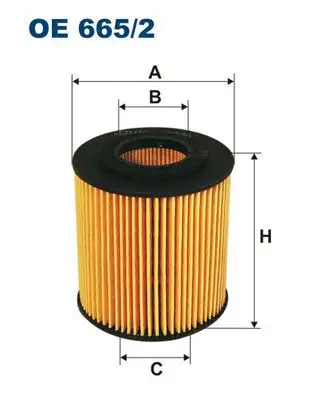 FILTRON OE665/2 Yağ Filtresi L321143029A