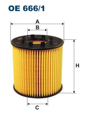 FILTRON OE666/1 Yağ Filtresi