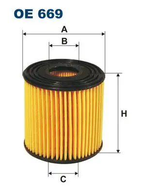FILTRON OE669 Yağ Filtresi