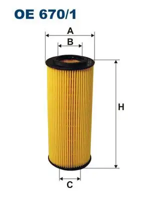 FILTRON OE670/1 Yağ Filtresi 71740470