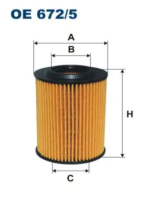 FILTRON OE672/5 Yağ Filtresi 11427611969