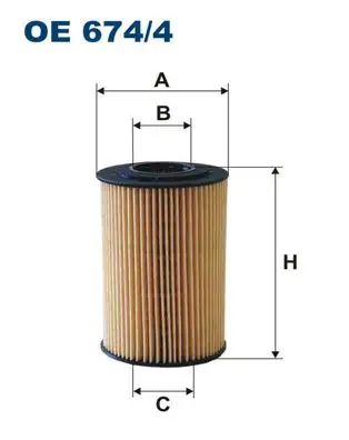 FILTRON OE674/4 Yağ Filtresi 2632027400