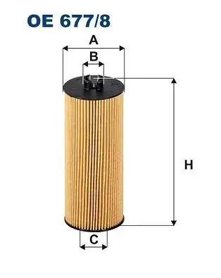FILTRON OE677/8 Yağ Filtresi A2781840125