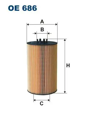 FILTRON OE686 Yağ Filtresi