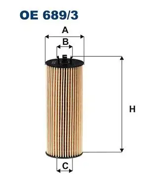 FILTRON OE689/3 Yağ Filtresi