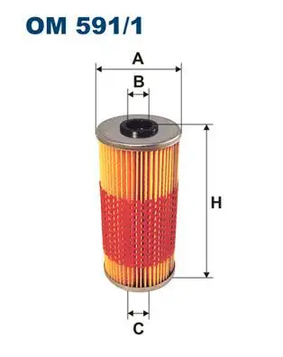 FILTRON OM591/1 Yağ Filtresi A0011849425