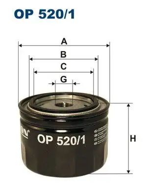 FILTRON OP520/1 Yağ Filtresi