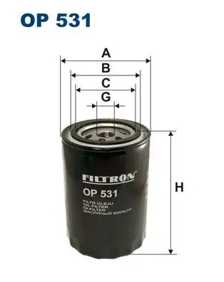 FILTRON OP531 Yağ Filtresi