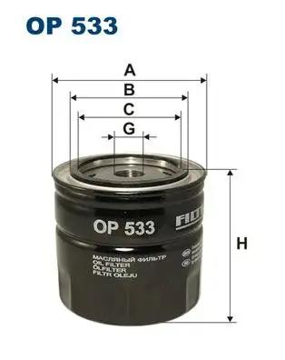 FILTRON OP533 Yağ Filtresi
