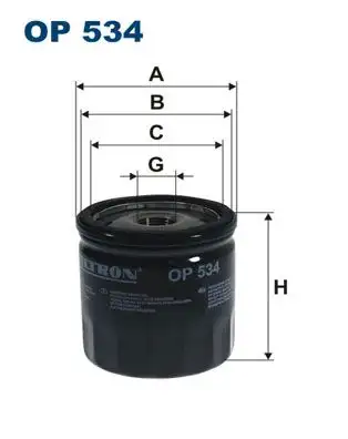 FILTRON OP534 Yağ Filtresi