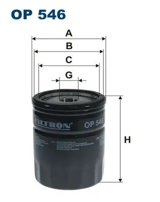 FILTRON OP546 Yağ Filtresi