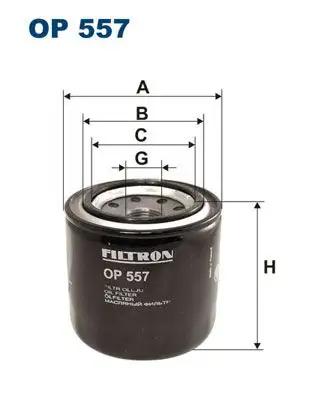 FILTRON OP557 Yağ Filtresi