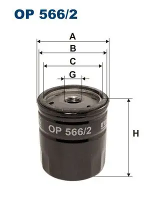 FILTRON OP566/2 Yağ Filtresi