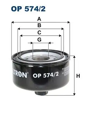 FILTRON OP574/2 Yağ Filtresi