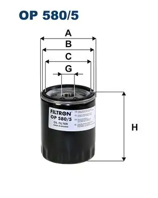 FILTRON OP580/5 Yağ Filtresi LPX100590