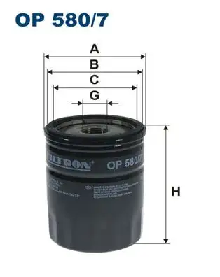 FILTRON OP580/7 Yağ Filtresi