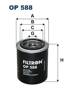 FILTRON OP588 Yağ Filtresi